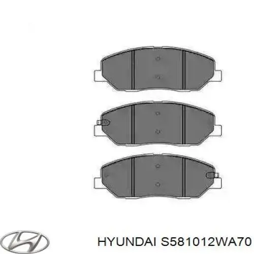 Купить S581012WA70 Hyundai/Kia Колодки тормозные