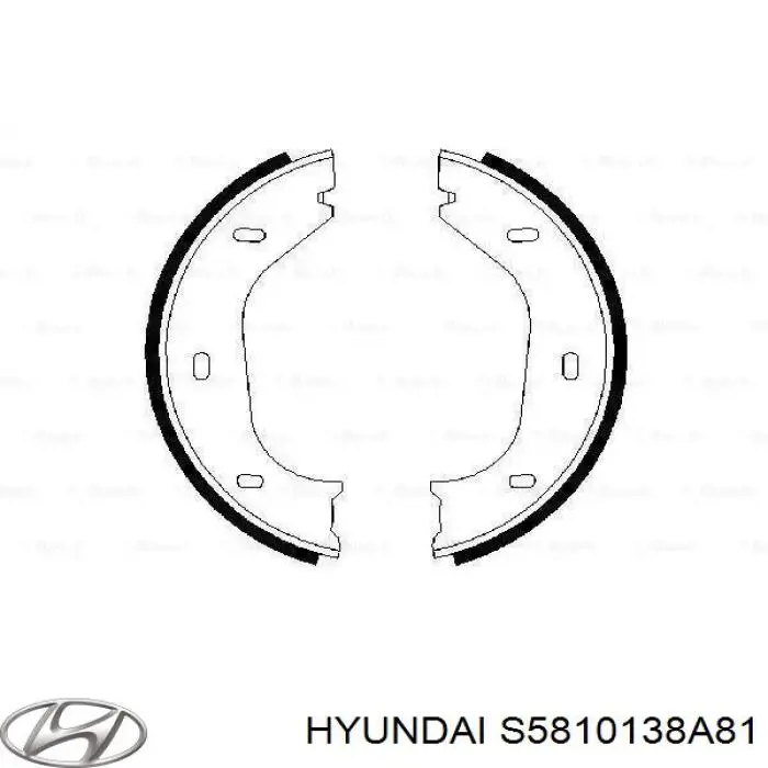 Колодки Hyundai/Kia S5810138A81 цена, от 16.74 USD