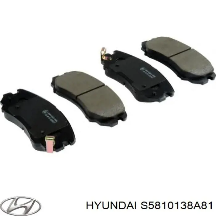 Передние тормозные колодки S5810138A81 Hyundai/Kia