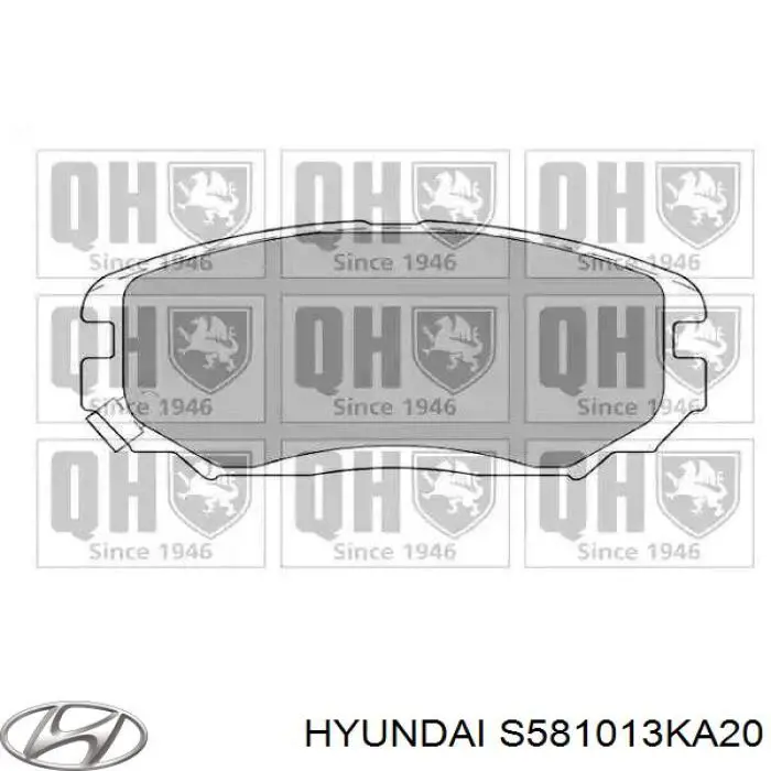 Купить S581013KA20 Hyundai/Kia Колодки тормозные