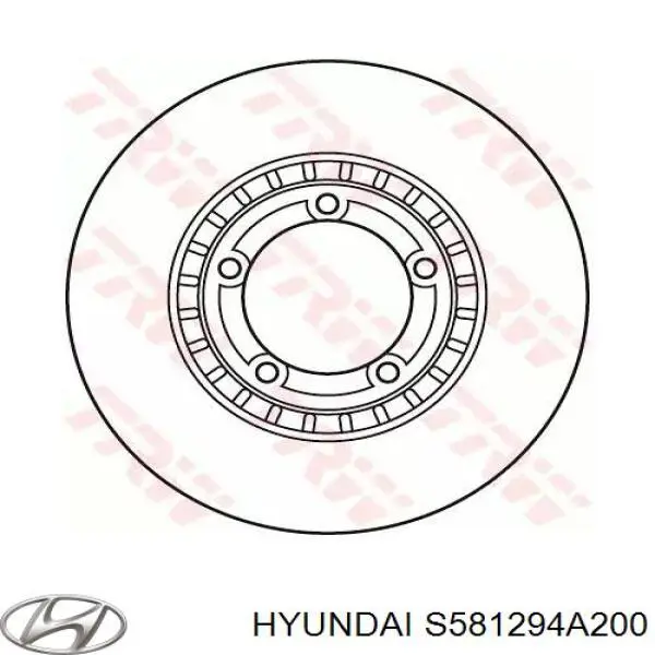Купить S581294A200 Hyundai/Kia Ротор тормозной