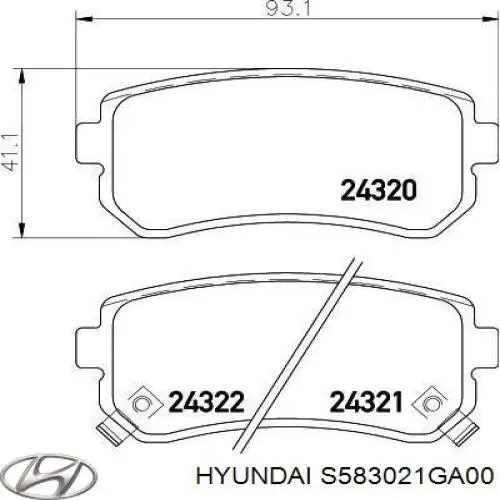 S583021GA00 Hyundai/Kia