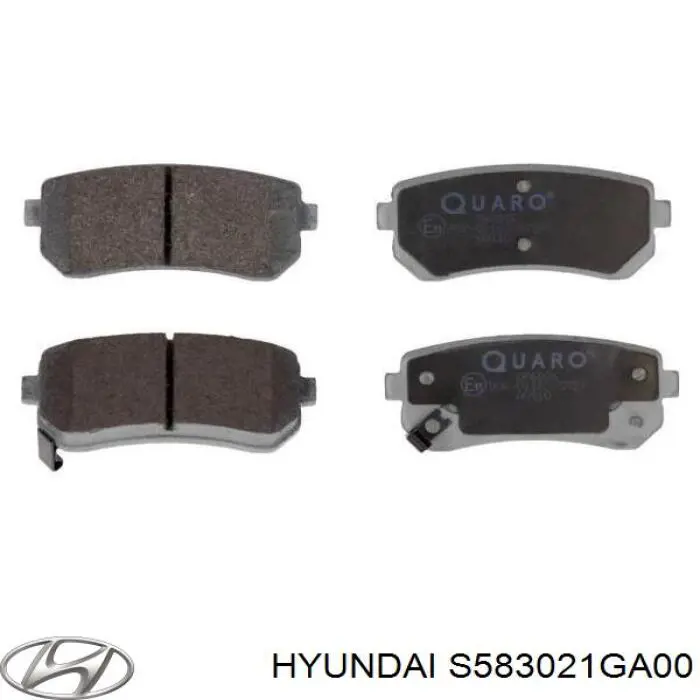 Колодки дисковые  Hyundai/Kia S583021GA00 цена, от 13.39 USD