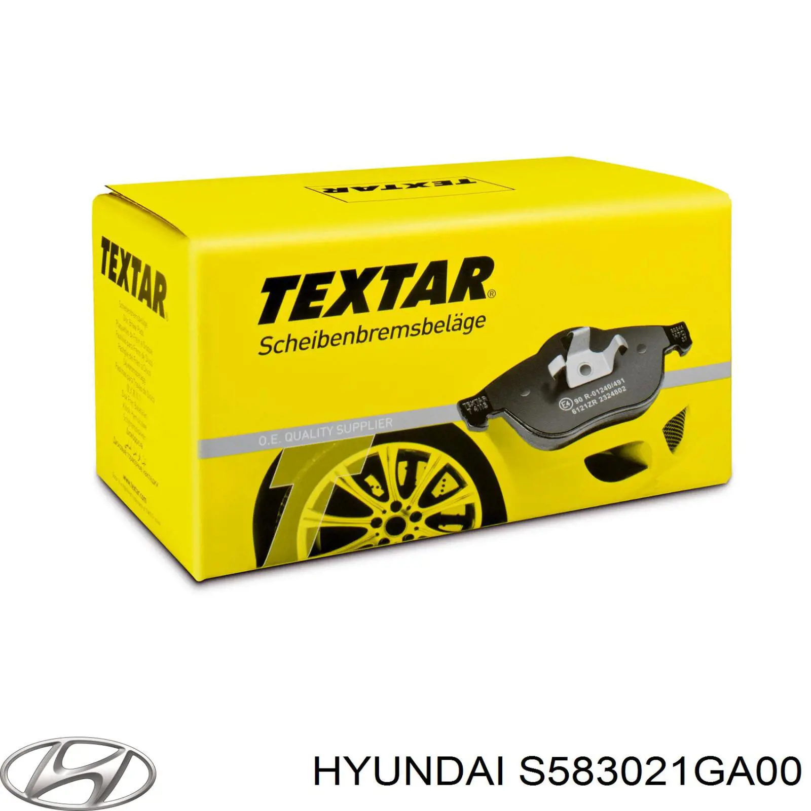 Задние тормозные колодки S583021GA00 Hyundai/Kia
