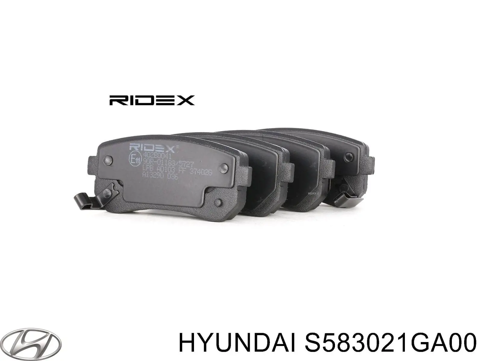 Задние дисковые колодки Hyundai/Kia S583021GA00