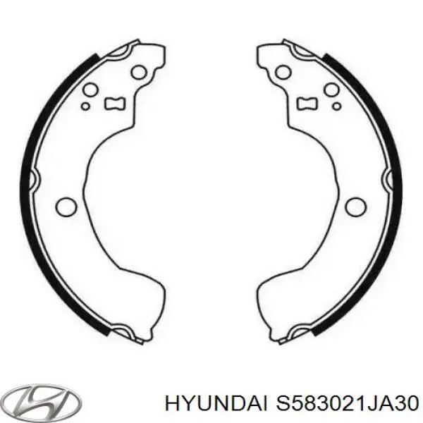 Задние дисковые колодки Hyundai/Kia S583021JA30
