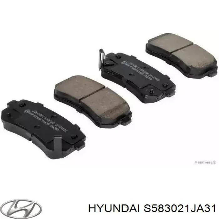 Колодки дисковые  Hyundai/Kia S583021JA31 цена, от 19.63 USD