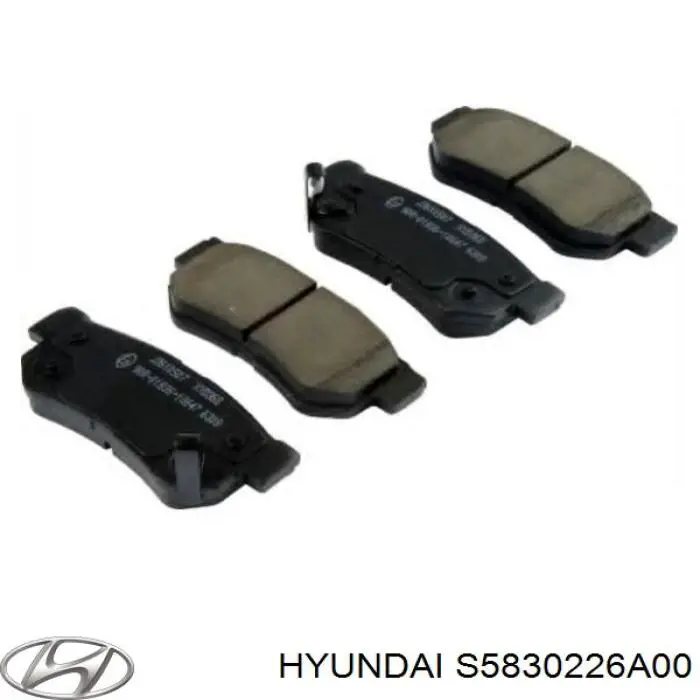 S5830226A00 Hyundai/Kia колодки тормозные задние дисковые