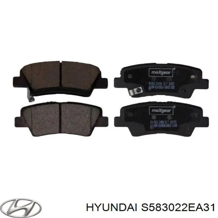 S583022EA31 Hyundai/Kia колодки тормозные задние дисковые