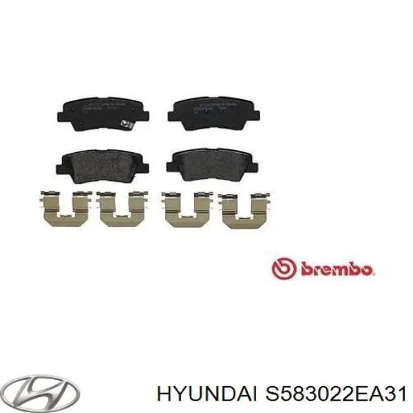 Колодки дисковые  Hyundai/Kia S583022EA31 цена, от 17.94 USD