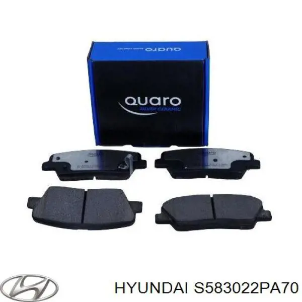 Купить S583022PA70 Hyundai/Kia Колодки тормозные задние, дисковые