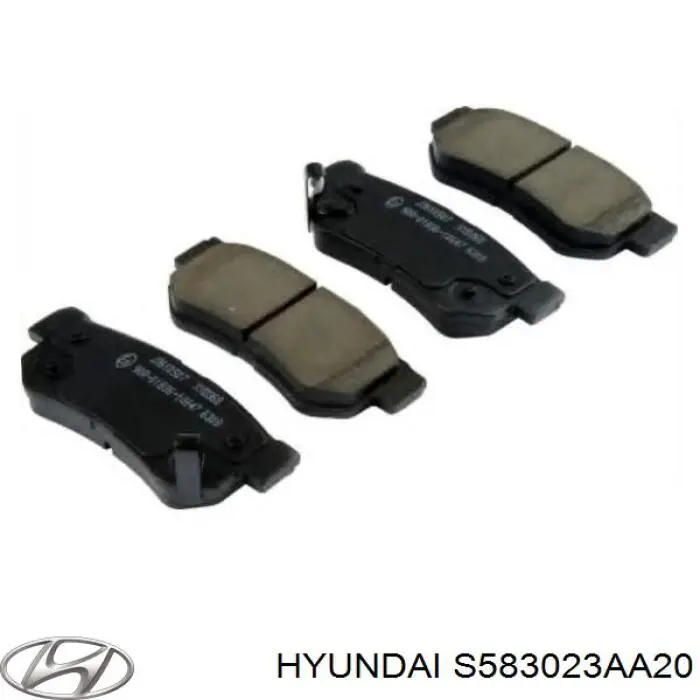Колодки дисковые  Hyundai/Kia S583023AA20 цена, от 10.74 USD