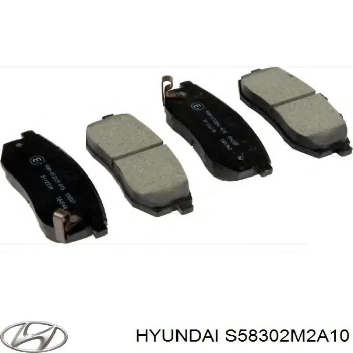 Задние тормозные колодки S58302M2A10 Hyundai/Kia