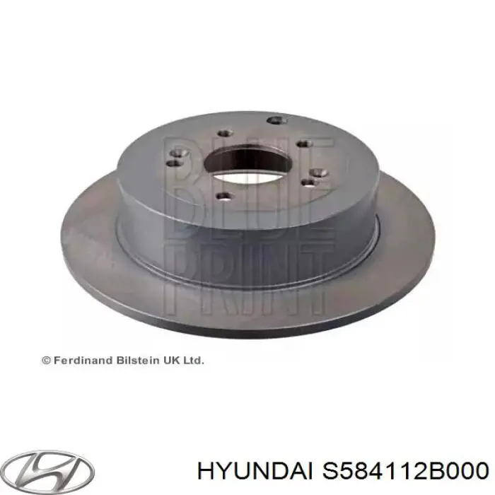 S584112B000 Hyundai/Kia диск тормозной задний