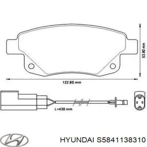 Задний тормозной диск Hyundai/Kia S5841138310 цена, от 30.51 USD