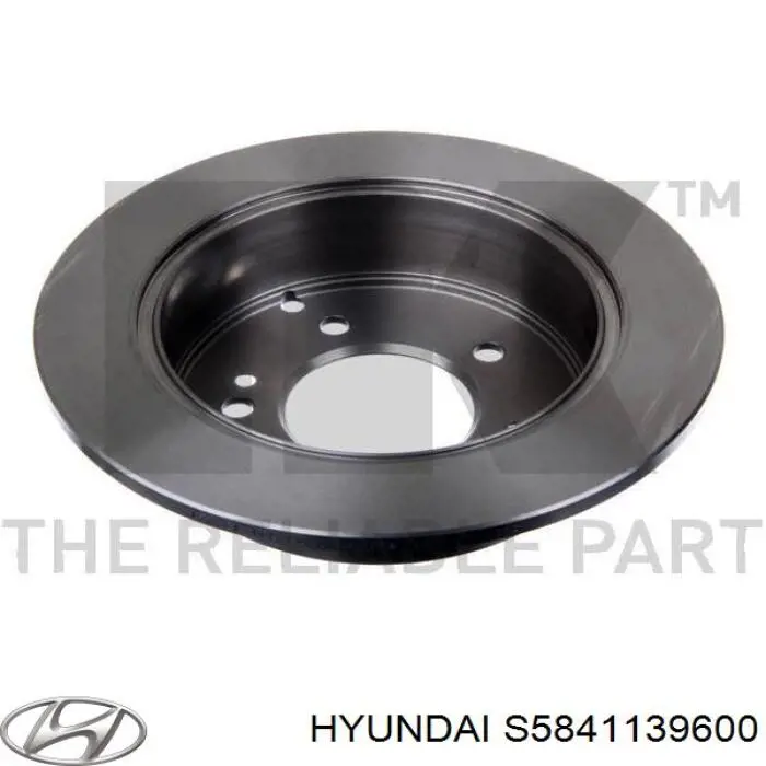 Тормозные диски S5841139600 Hyundai/Kia