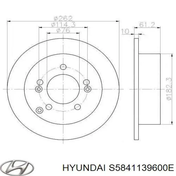  S5841139600E Hyundai/Kia