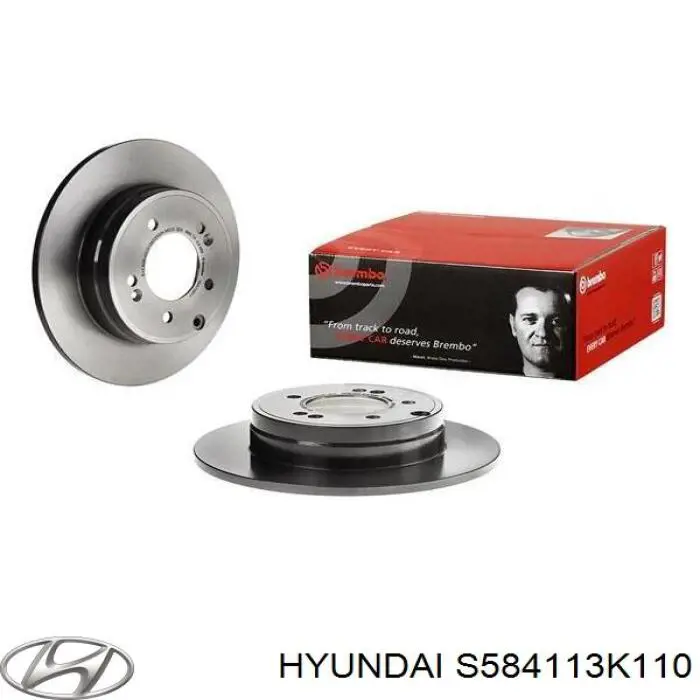 S584113K110 Hyundai/Kia тормозные диски