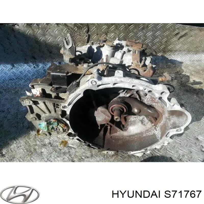 S71767 Hyundai/Kia caixa de mudança montada (caixa mecânica de velocidades)