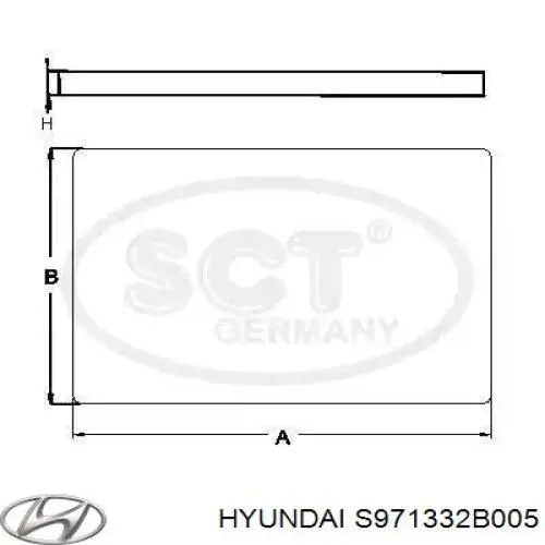 Фильтр салона S971332B005 Hyundai/Kia