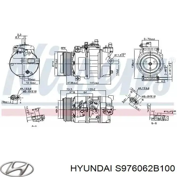 Конденсатор кондиционера Hyundai/Kia S976062B100 цена, от 92.46 USD