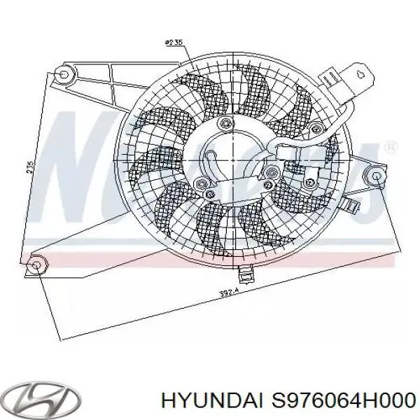 S976064H000 Hyundai/Kia Конденсатор