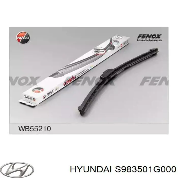 Щетка стеклоочистителя лобового стекла, водительская Hyundai/Kia S983501G000 цена, от 12.67 USD