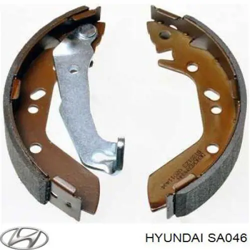 SA046 Hyundai/Kia колодки тормозные задние барабанные