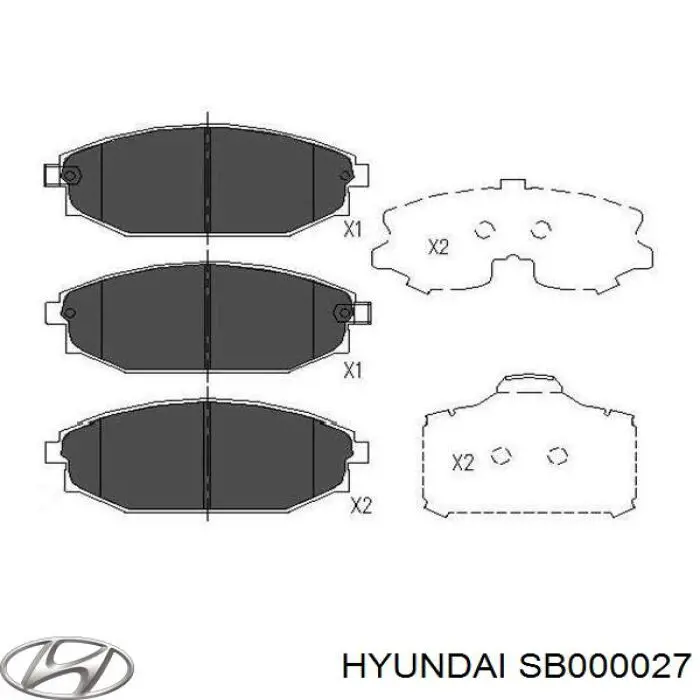 Колодки Hyundai/Kia SB000027 цена, от 25.42 USD