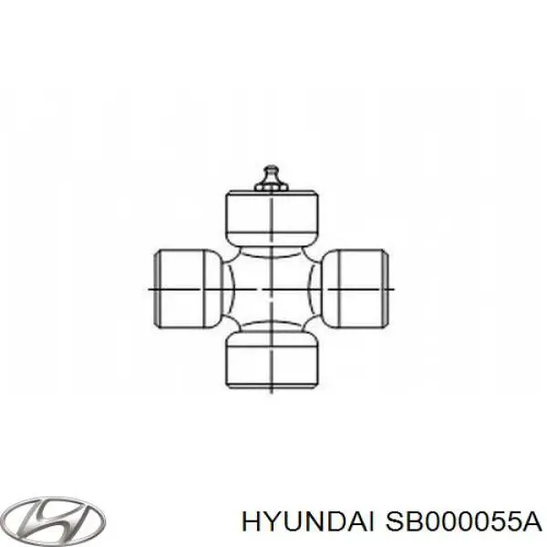 Крестовина карданного вала переднего Hyundai/Kia SB000055A цена, от 11.68 USD