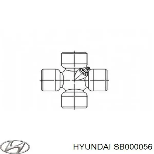 Крестовина карданного вала заднего Hyundai/Kia SB000056
