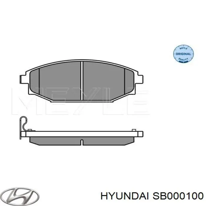 Колодки Hyundai/Kia SB000100 цена, от 28.63 USD