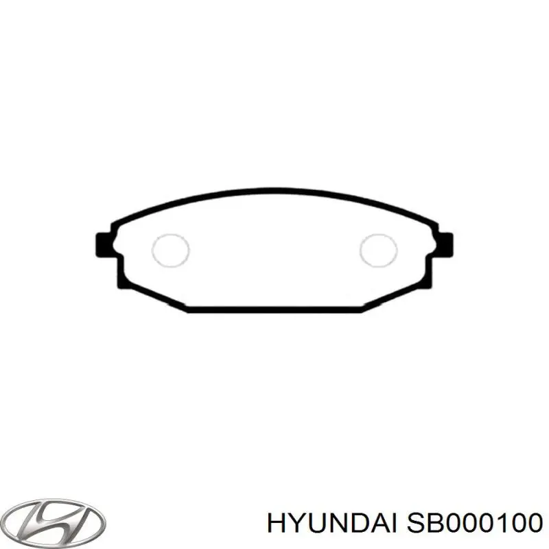 SB000100 Hyundai/Kia Колодки передние