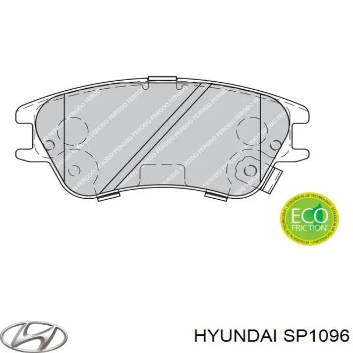 Колодки Hyundai/Kia SP1096 цена, от 15.71 USD