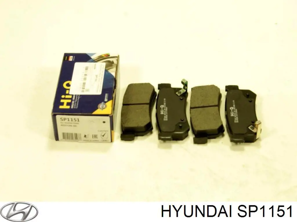 SP1151 Hyundai/Kia задние тормозные колодки