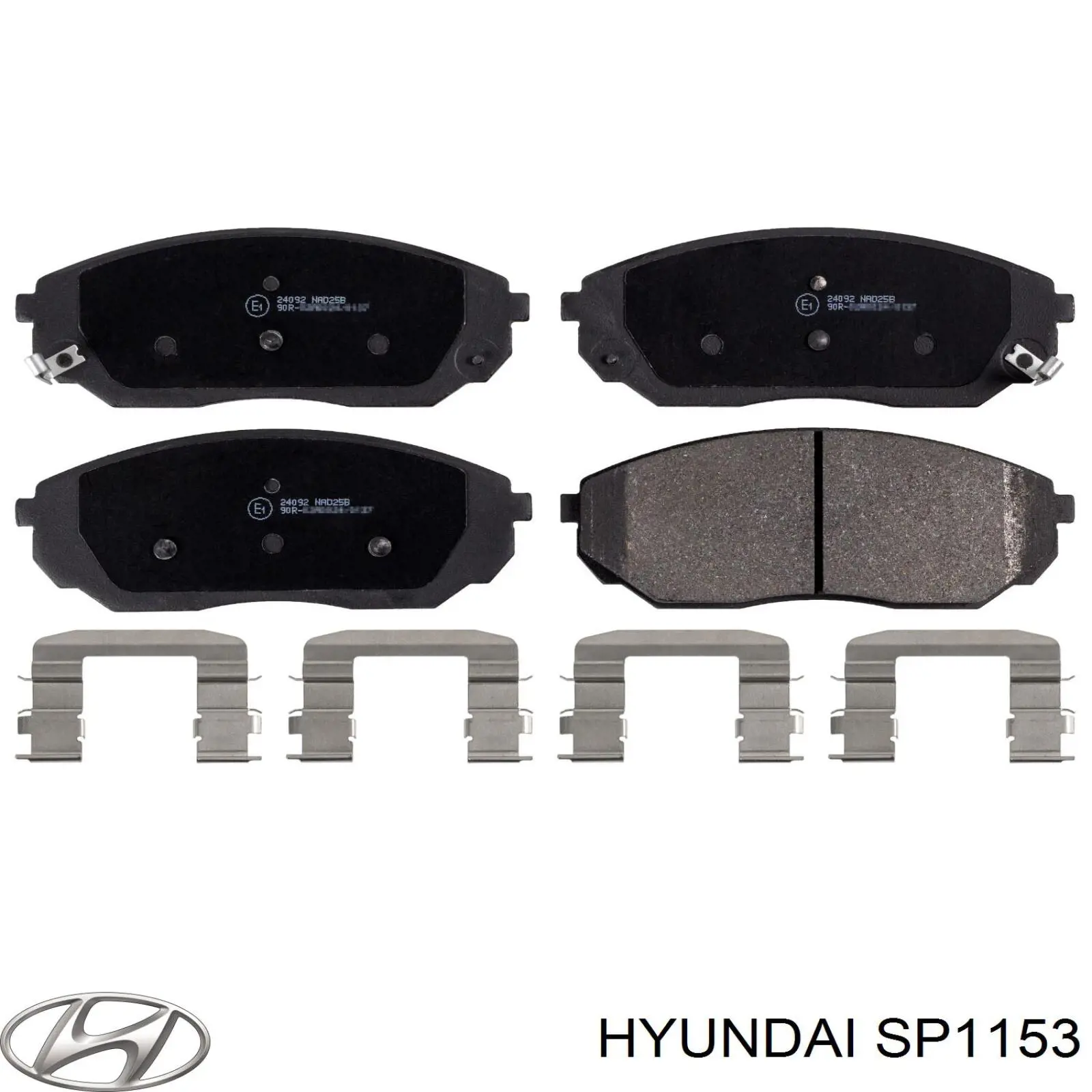 Передние тормозные колодки SP1153 Hyundai/Kia