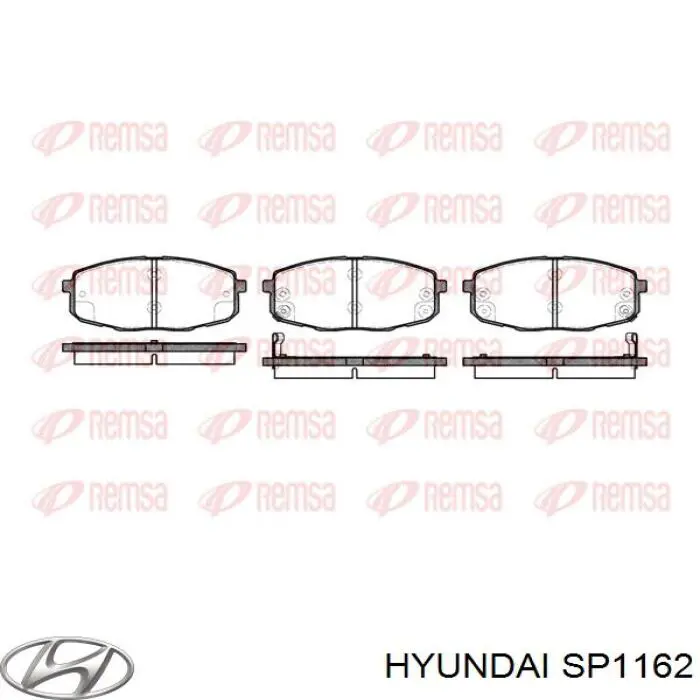 SP1162 Hyundai/Kia передние тормозные колодки
