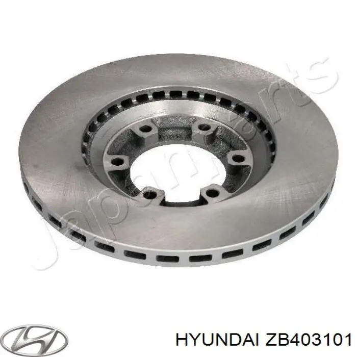 Передние тормозные диски ZB403101 Hyundai/Kia