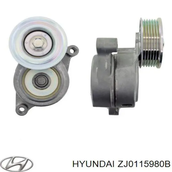 Натяжитель приводного ремня ZJ0115980B Hyundai/Kia