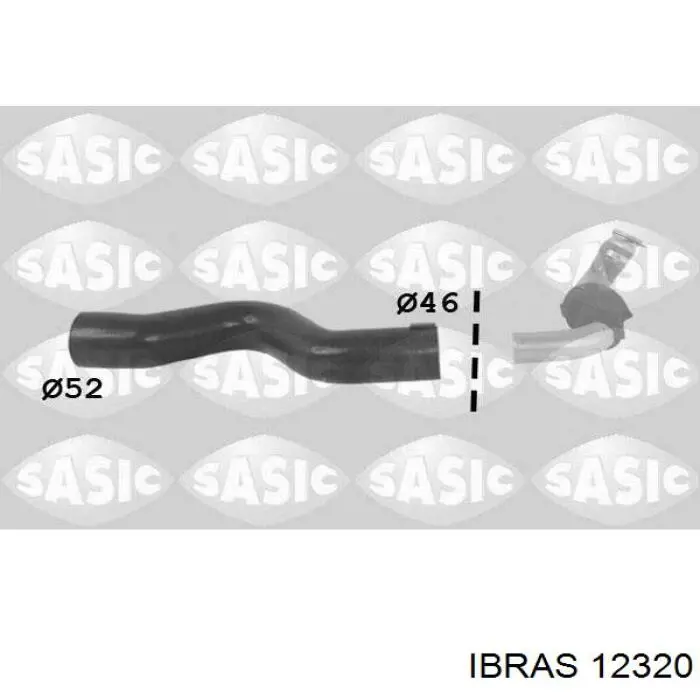 12320 Ibras mangueira (cano derivado direita de intercooler)