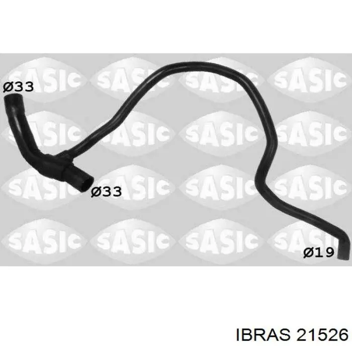 Нижний шлаг радиатора охлаждения 21526 Ibras