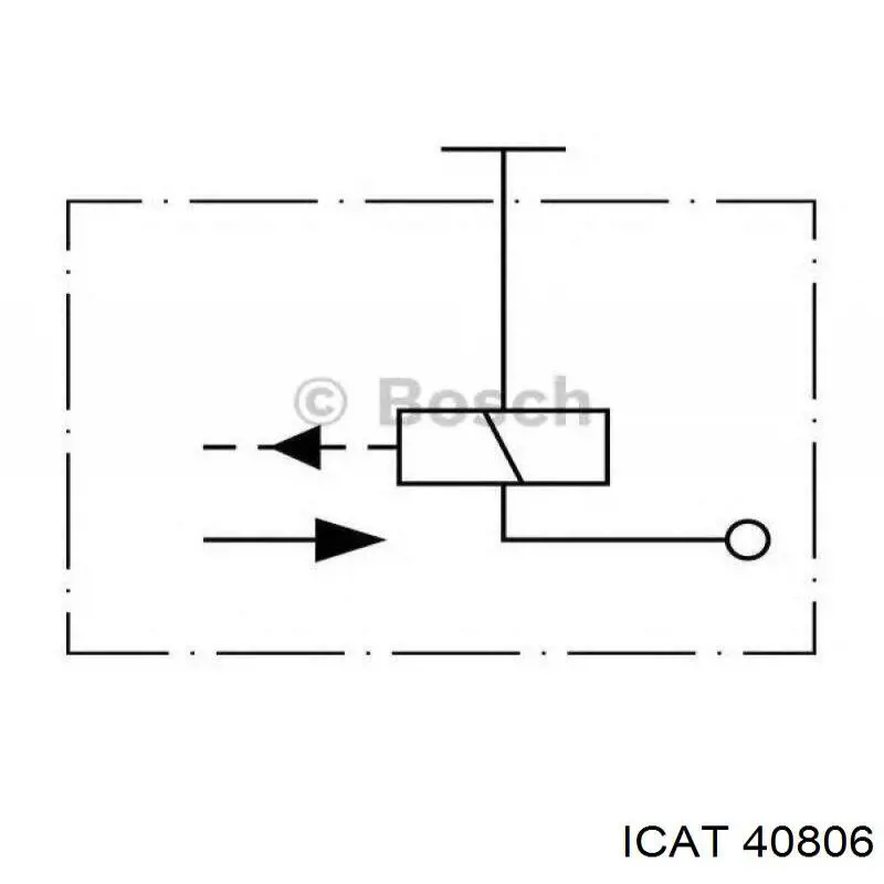 Клапан ТНВД отсечки топлива (дизель-стоп) Icat 40806