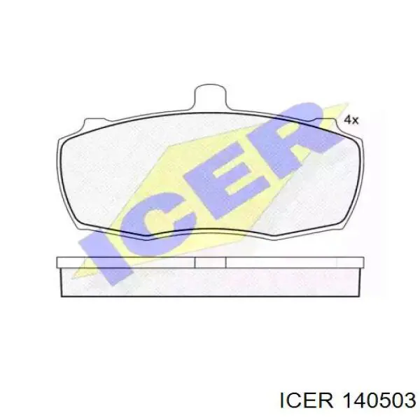 Передние тормозные колодки 140503 Icer