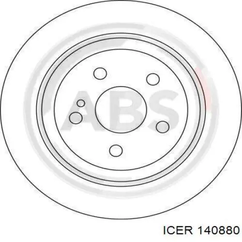 Тормозные колодки Icer 140880