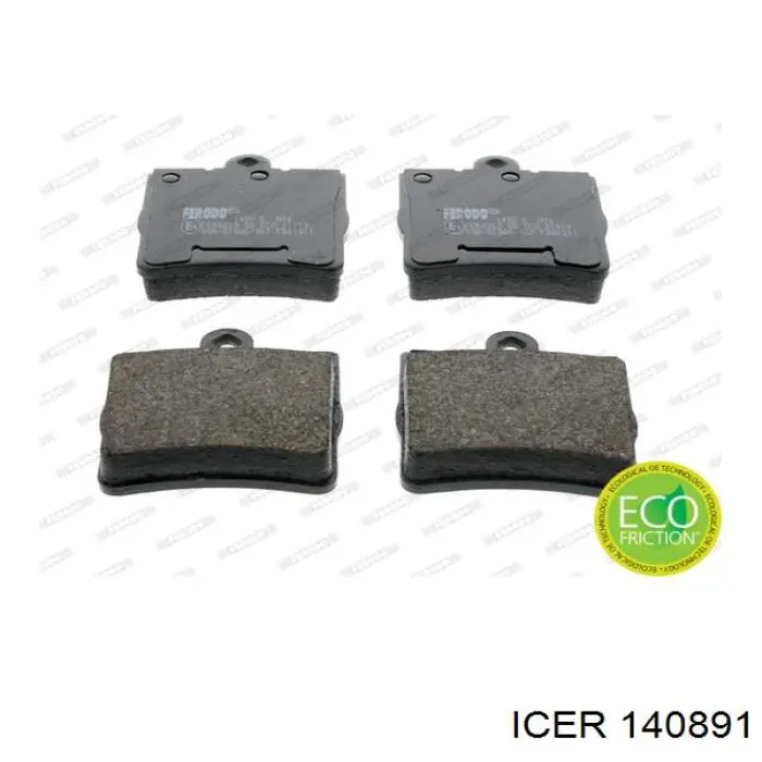 Колодки Icer 140891 цена, от 16.59 USD