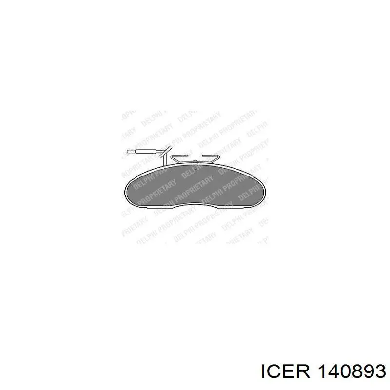 Колодки Icer 140893 цена, от 25.14 USD