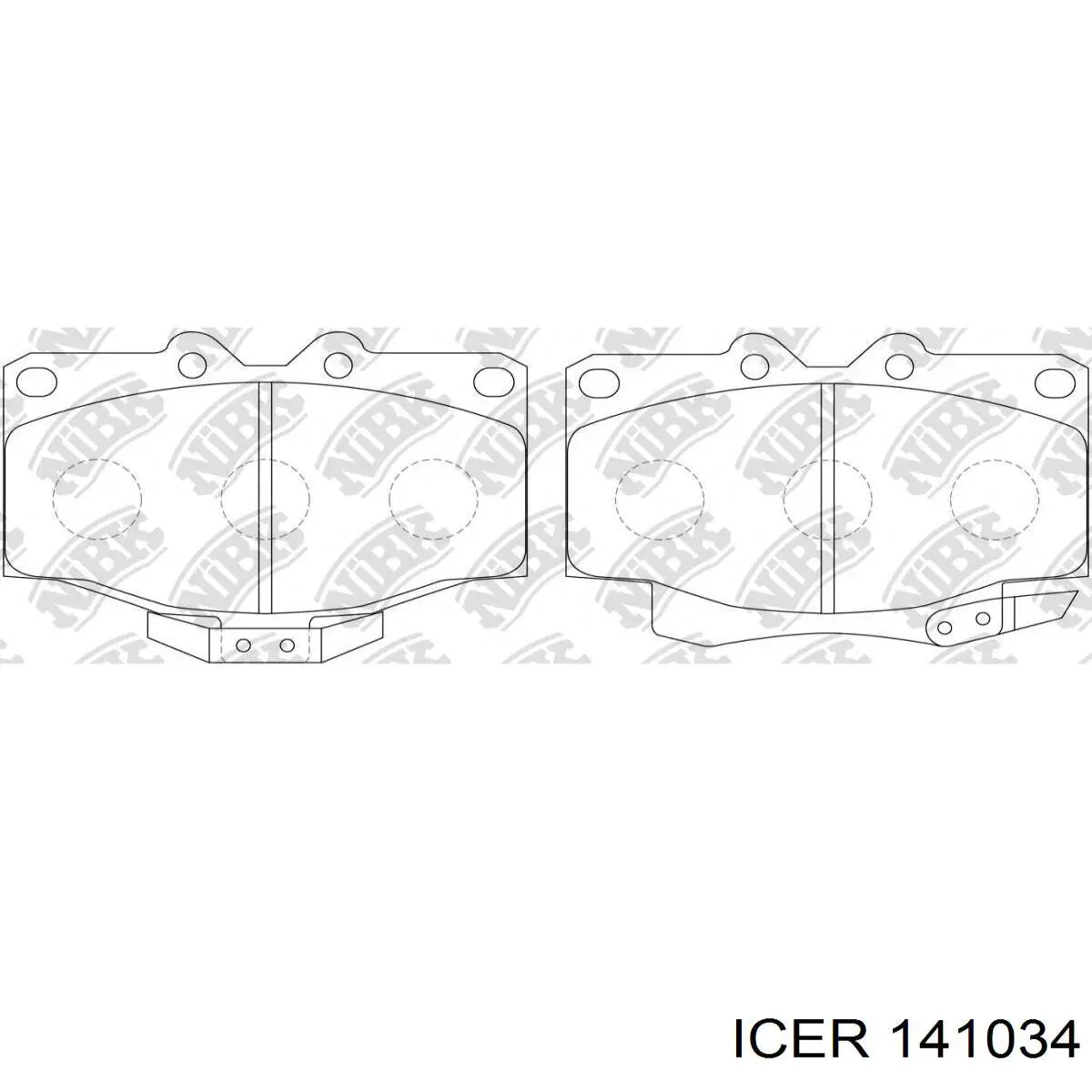 Колодки Icer 141034 цена, от 14.26 USD