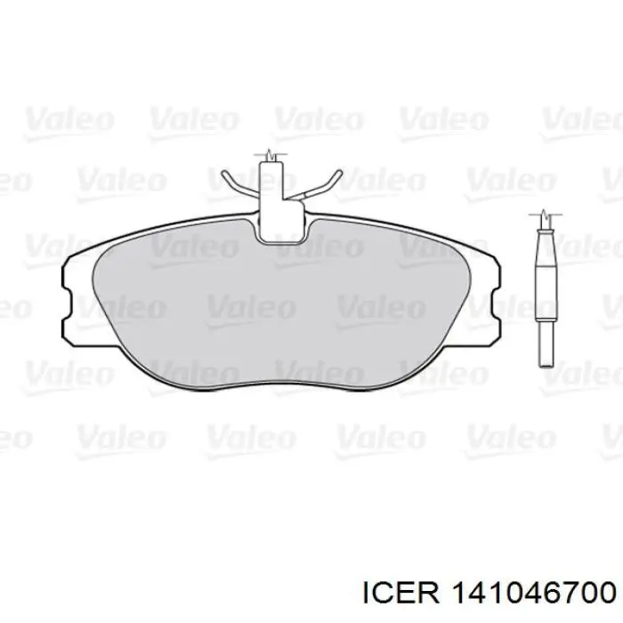 Тормозные колодки Icer 141046700