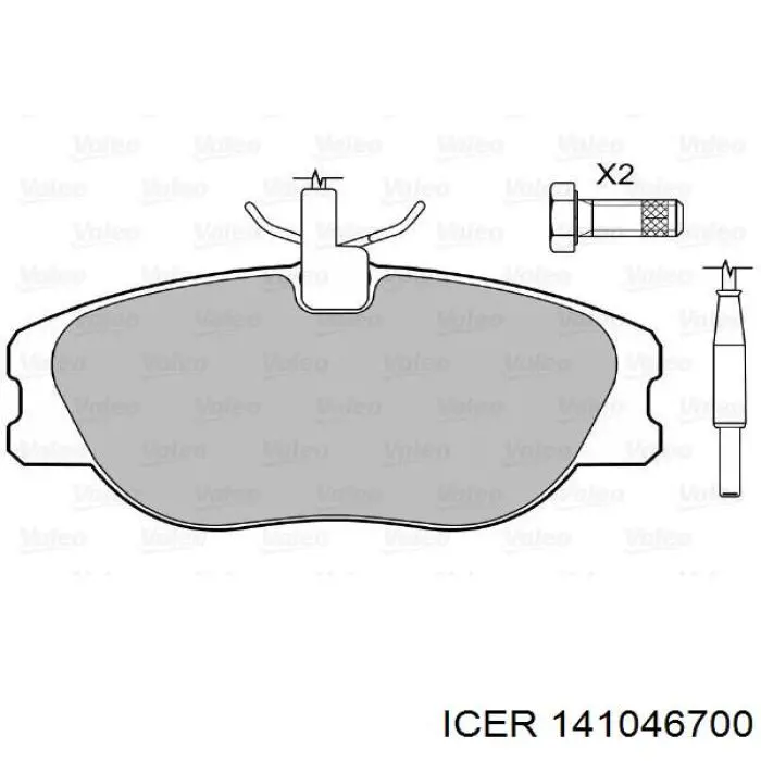 Колодки Icer 141046700 цена, от 16.91 USD