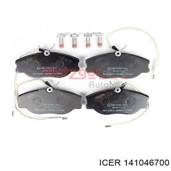 Купить 141046700 Icer Колодки тормозные